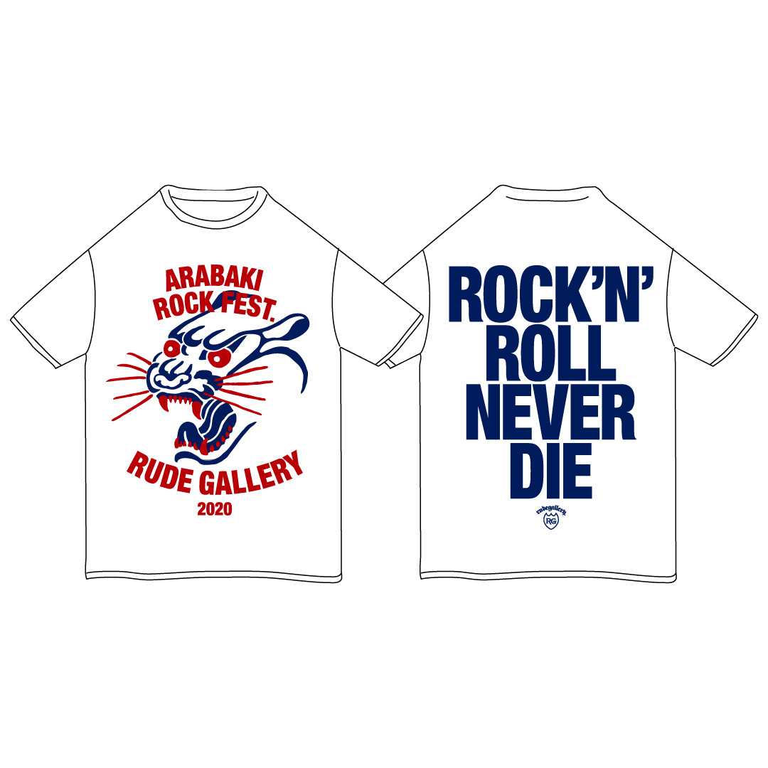 ARABAKI ROCK FEST.20 × RUDE GALLERY Tシャツ